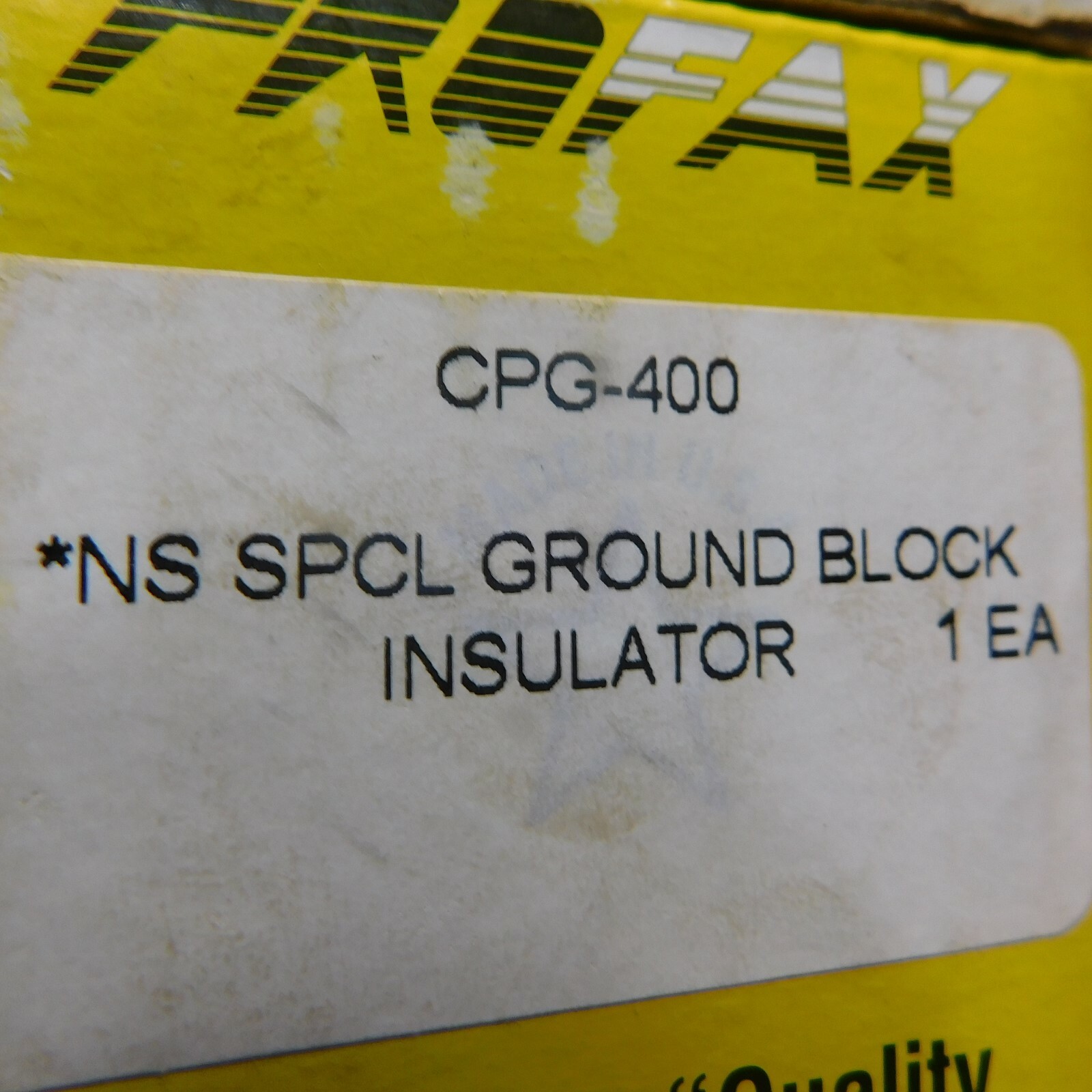 Profax CPG-400 NS SPCL Ground Block Insulator