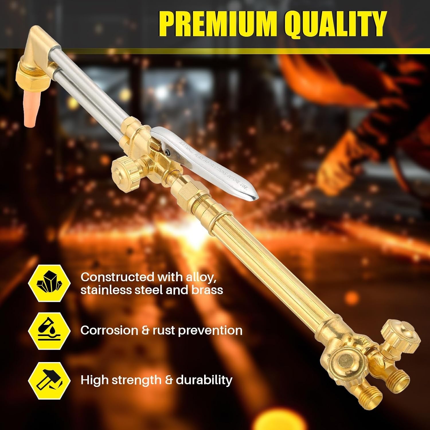 Victor Type Welding Torch Handle – Efficient Cutting for Up to 3/4 Inch Steel