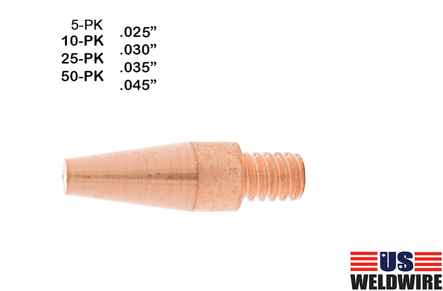 Contact Tips fit Lincoln Magnum Pro Spool Gun part KP2744-035T 030T 045T Tapered