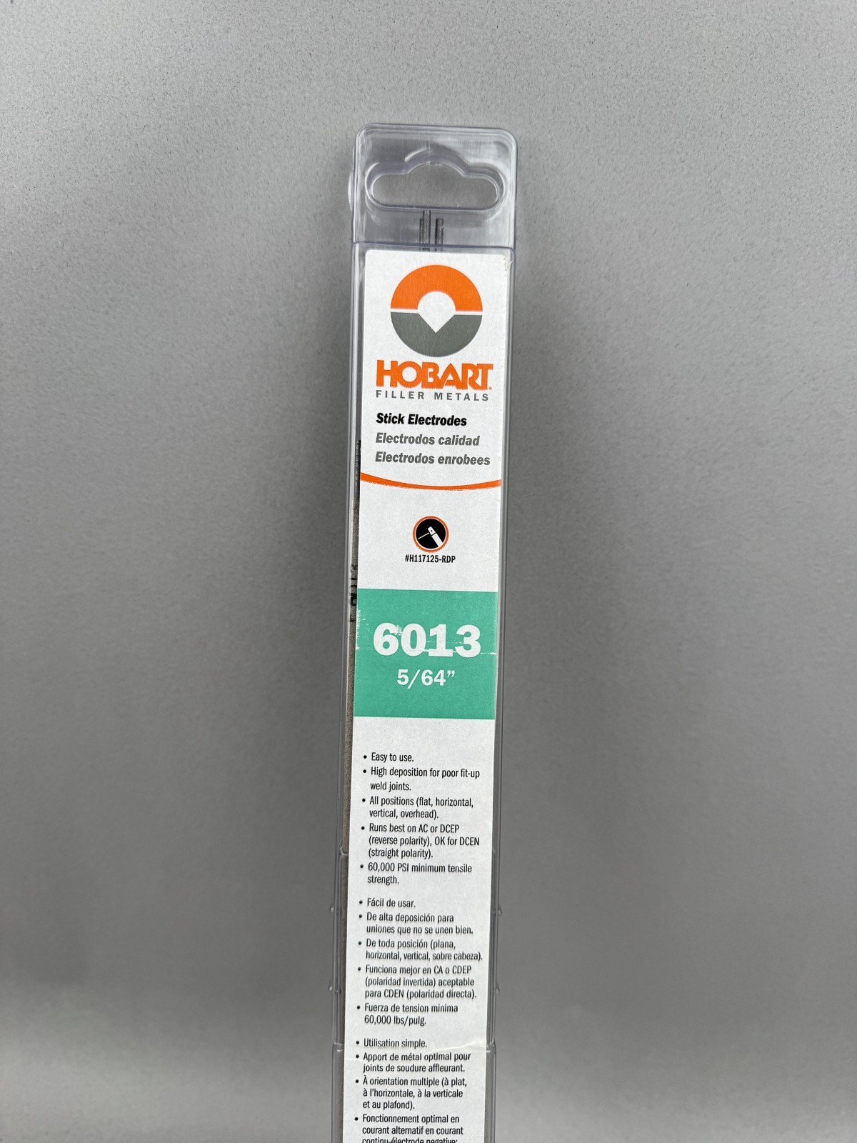 Hobart H117125-RDP 6013 Stick Electrodes 5/64″ Welding Rods 1lb 23 Count