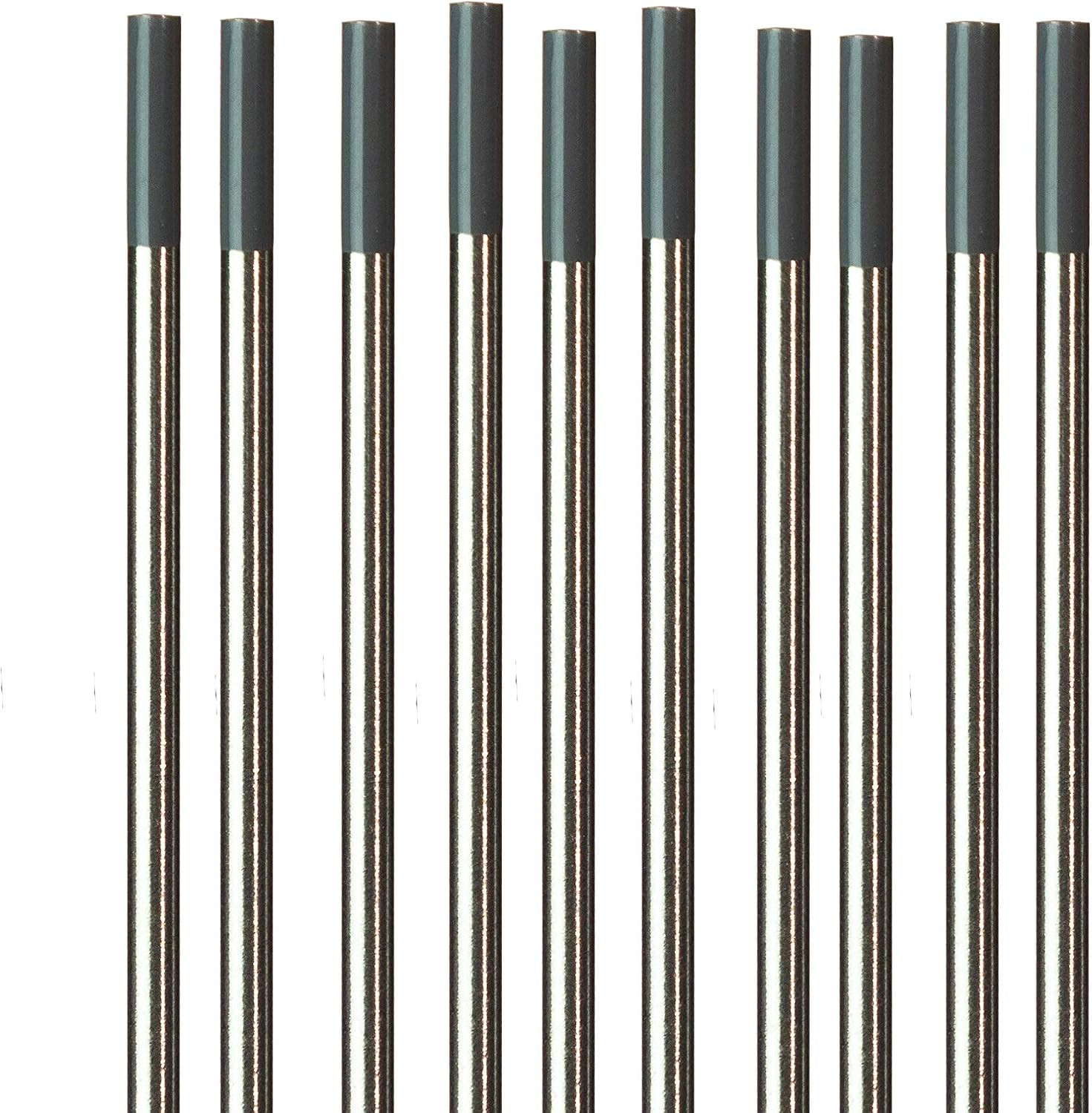 TIG Welding Electrodes 2% Ceriated WC20 (EWCe-2) Grey 3/32″ 10 Pack