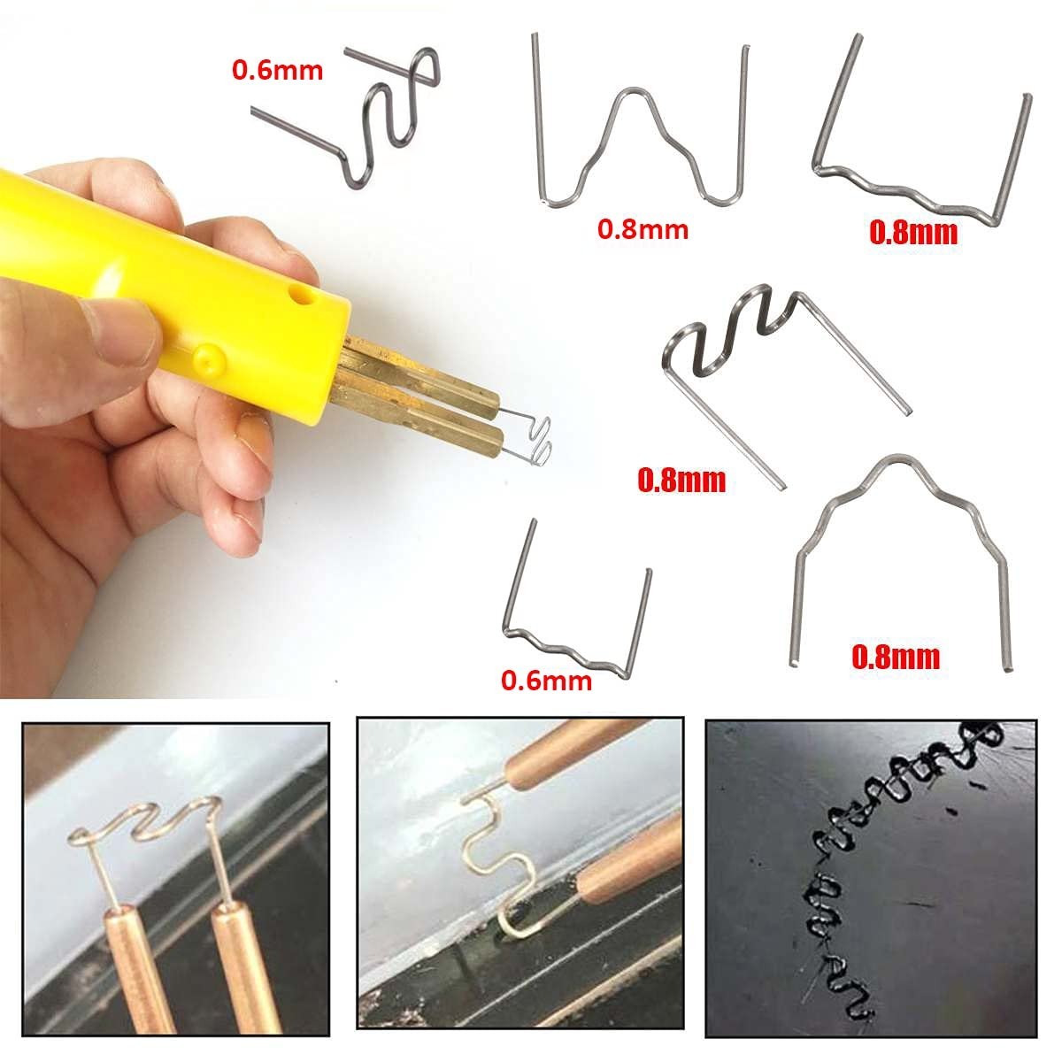 100 Count Hot Staple Welding Rods – Stainless Steel for Precision Repairs