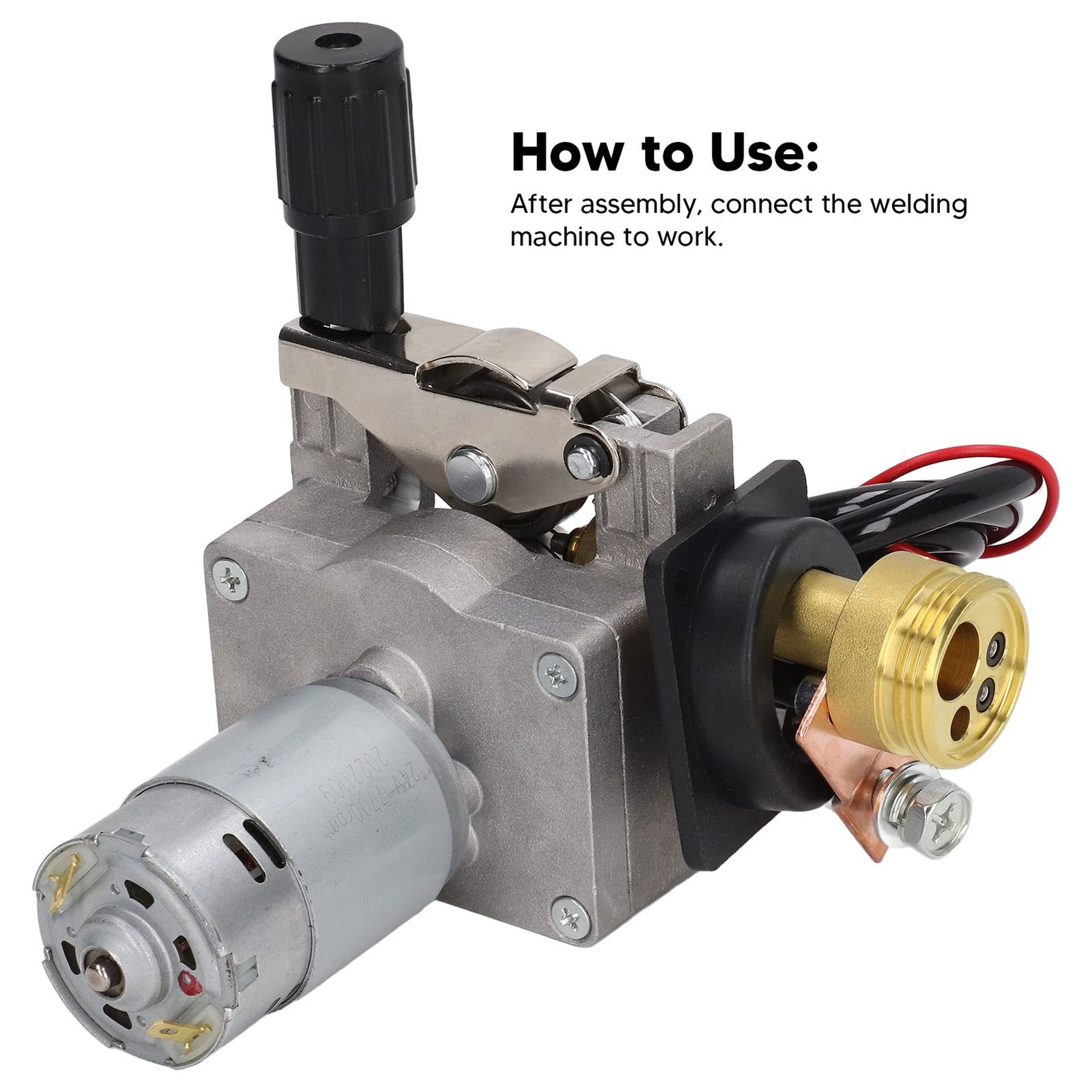 Mig Welder Roll Wire Feed Motor, DC 24V 40W Automatic Feed Soldering Wire Fee…