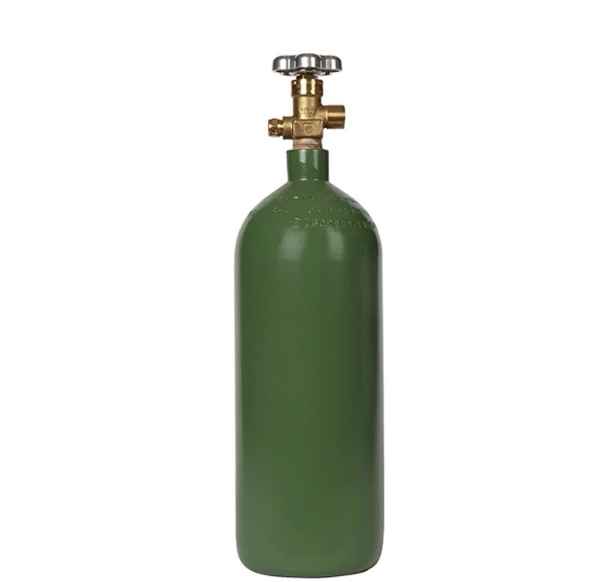 New 20 Cu Ft Steel Oxygen Cylinder CGA540 Valve Welding and Medical Applications