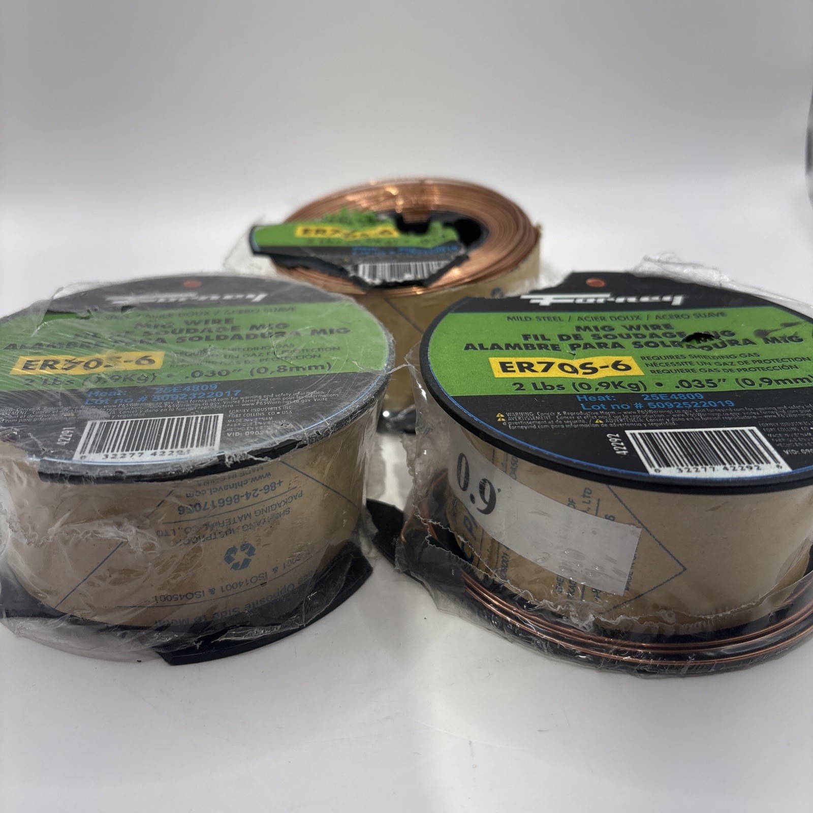 (3 pack) Forney 42291 Welding Wire ER70S-6 Mig Wire 0.30″ 2 lbs