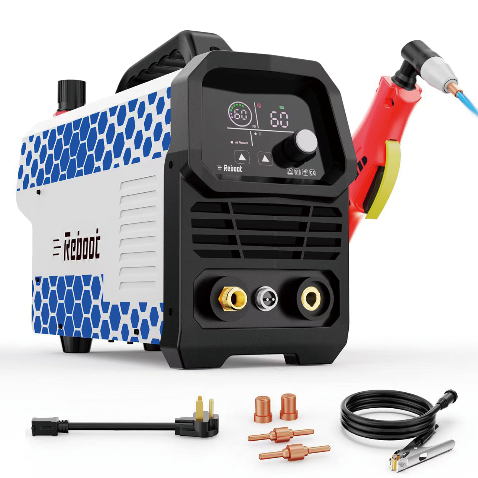 Reboot Plasma Cutter 60A, 120/240V Plasma Cutter Machine RBC6000D MAX