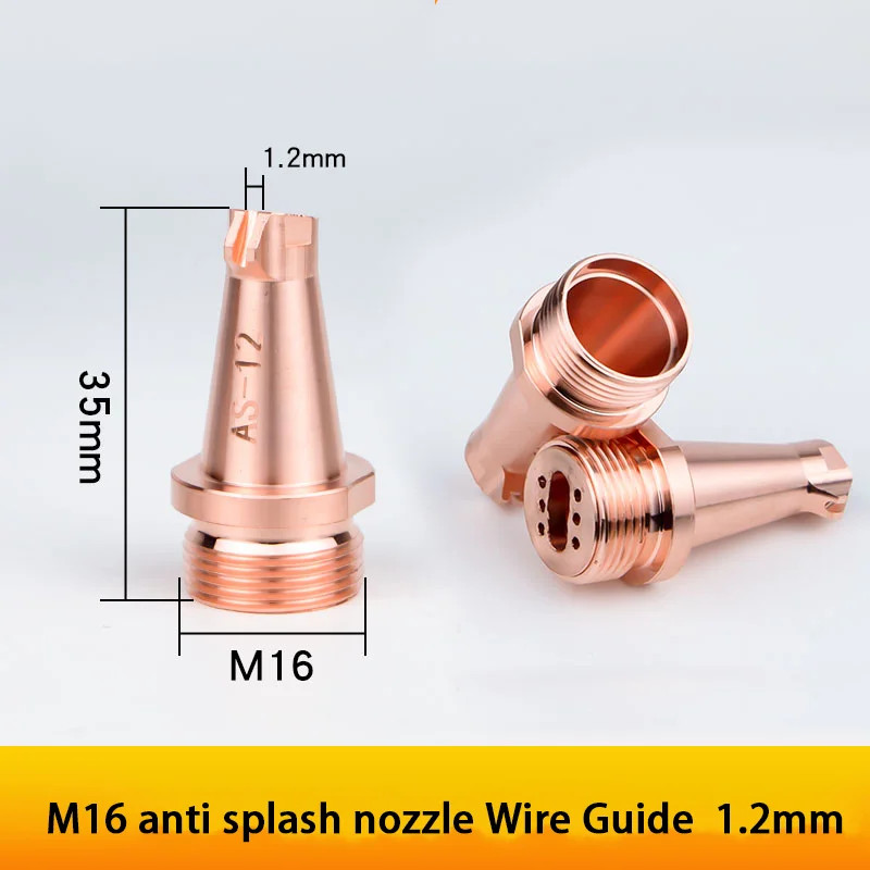 CQWY Anti Splash Nozzle AS-12 Copper Nozzle M16 For SUP20T Relfar HW980 Head