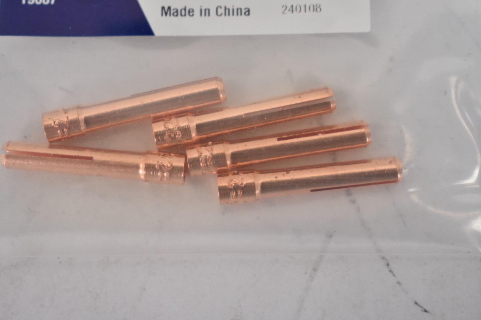 Lot of 5 Radnor TIG Products Collets 3/32″ 2.4mm 13N23 Genuine OEM Tools