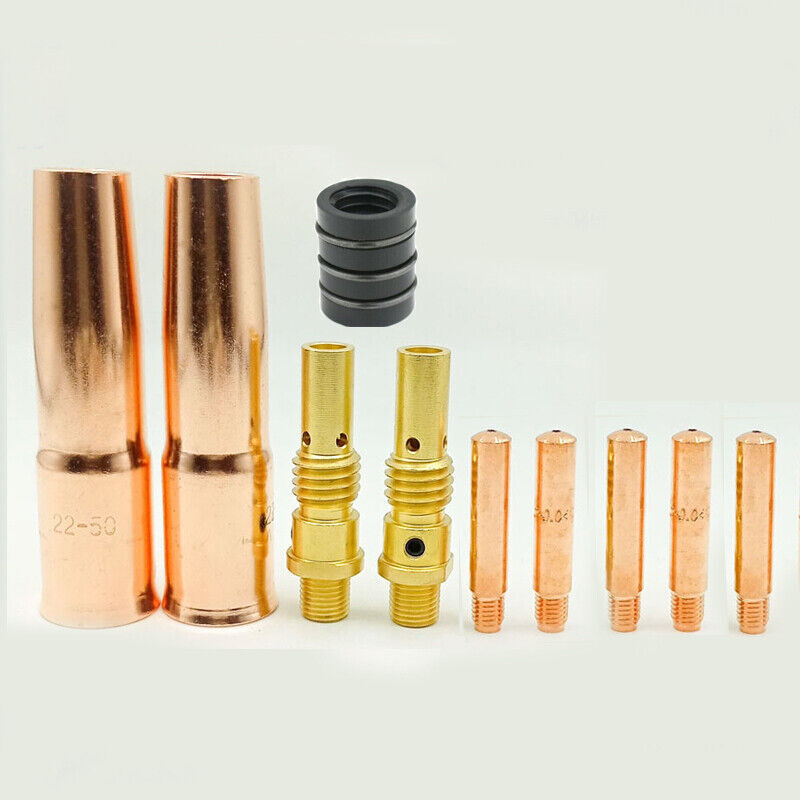 for Lincoln Magnum 200 250 Tweco #2 Diffusers + Tips +Nozzles kit MIG Gun Parts