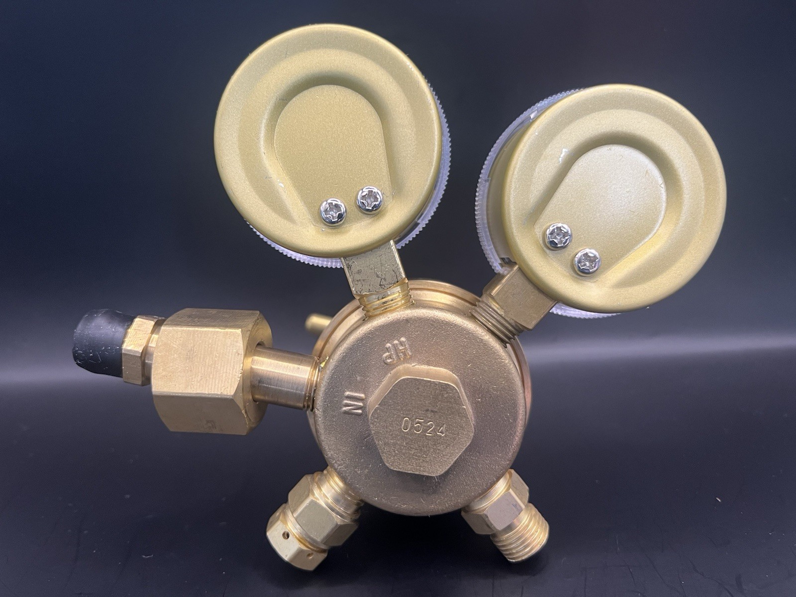 Flame Tech Scorpion Gas Apparatus Medium Duty Oxygen Regulator V-Style VMOR-22