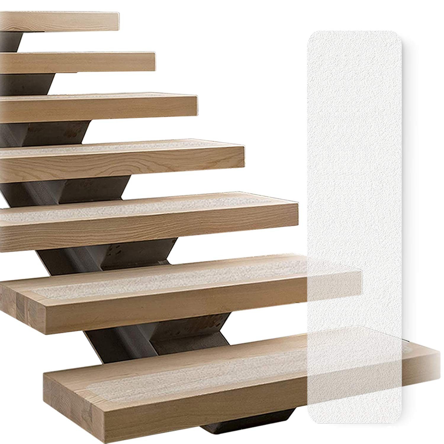 linconson | 6” x 24” | Clear Slip Resistant Stairs Tread Grip Tape (