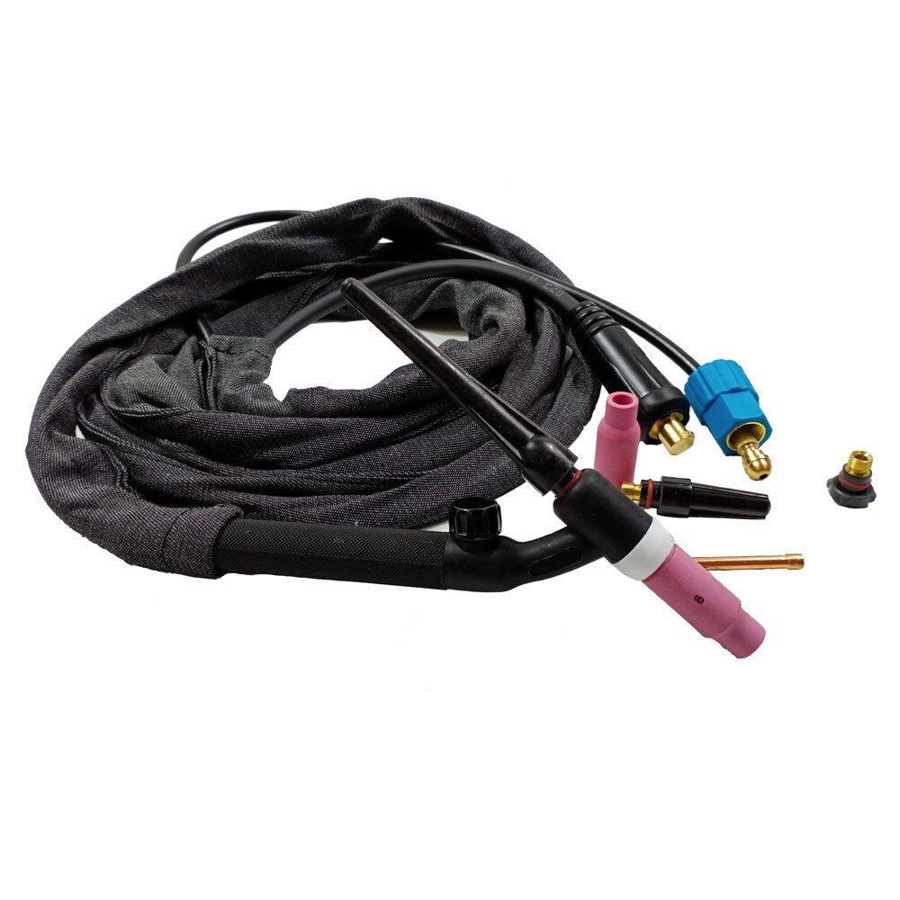WP17-FV TIG Torch GTAW Gas Tungsten Arc Welding Torch WP17 Argon 4m 13ft Air Coo