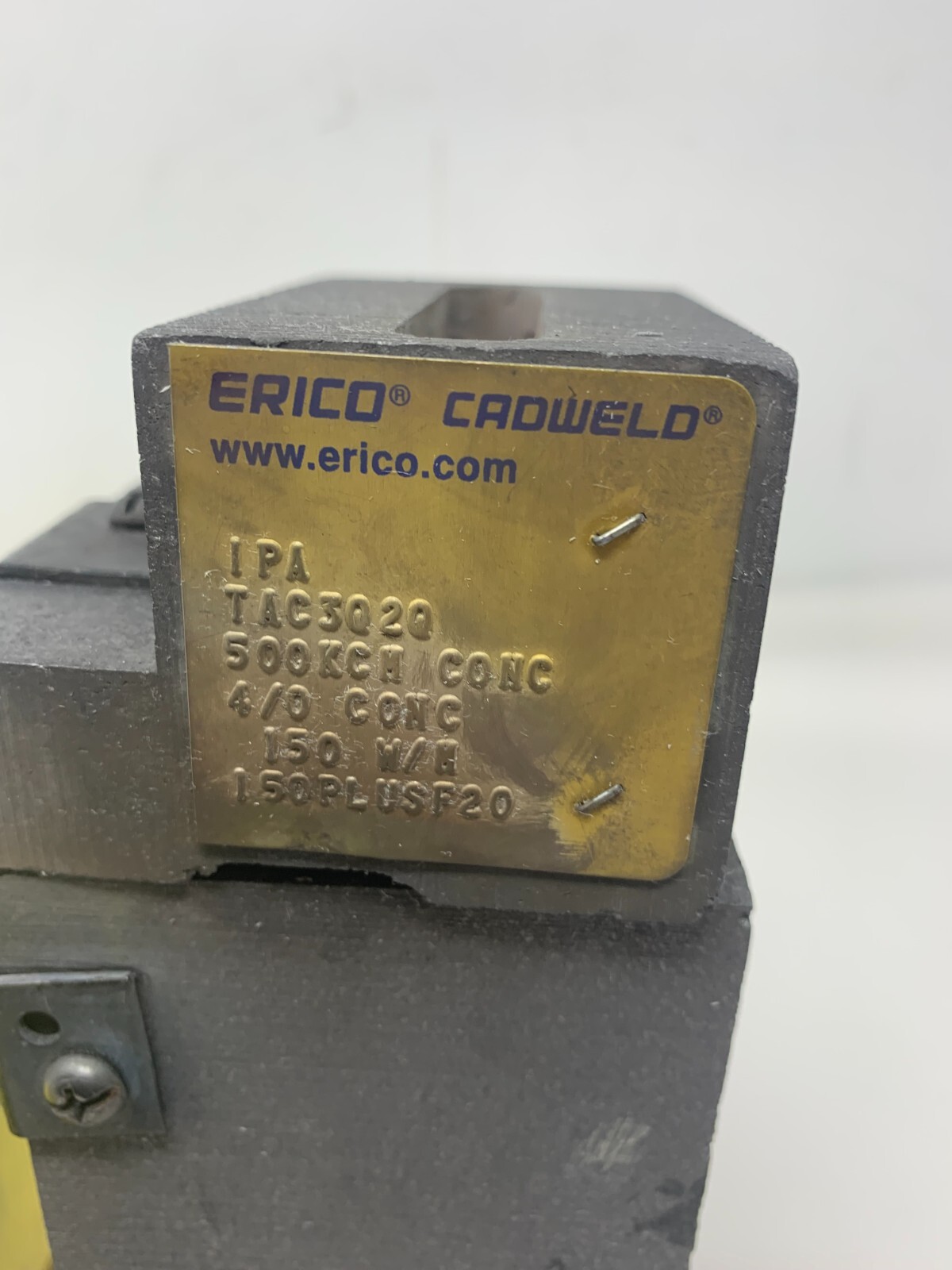 Nvent Erico Cadweld TAC3Q2Q Welded Connection Mold Connector End to End Cable