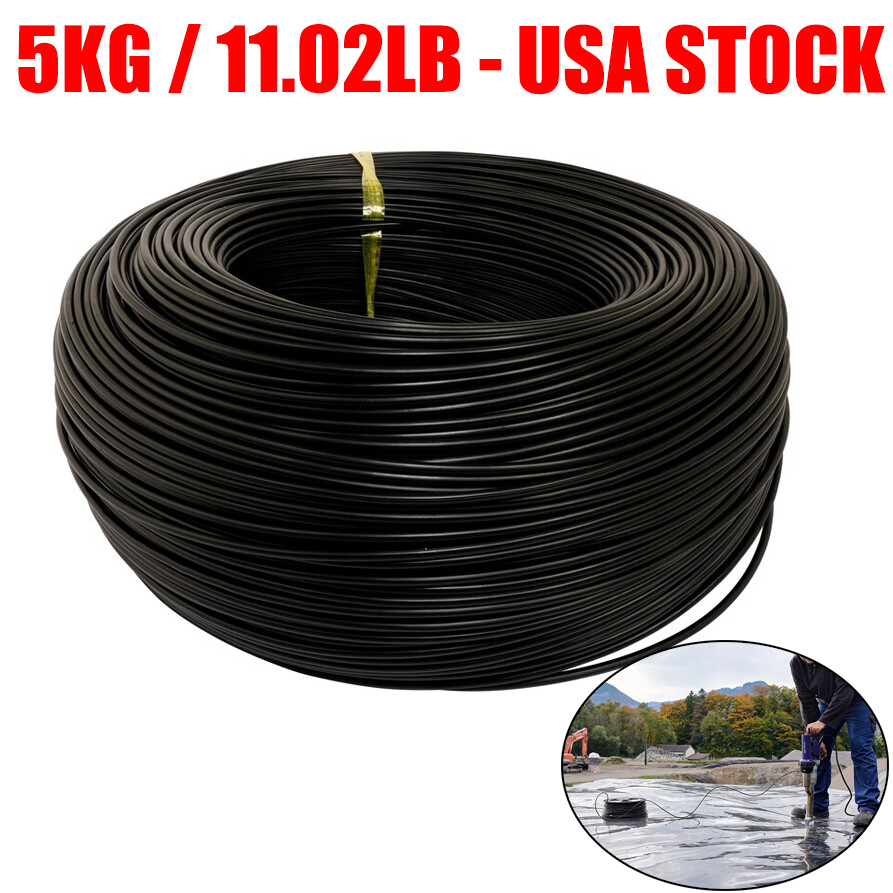 2 Rolls WELDY 5KG, 400m, ø4mm Black Plastic Welding Rods – 115.366