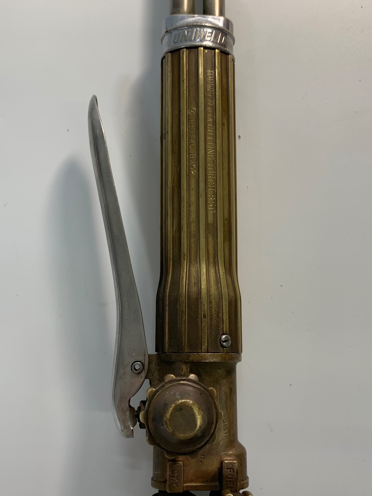 UNIWELD HAND CUTTING TORCH 850 Welding Torch ~ Approx 24″ Overall