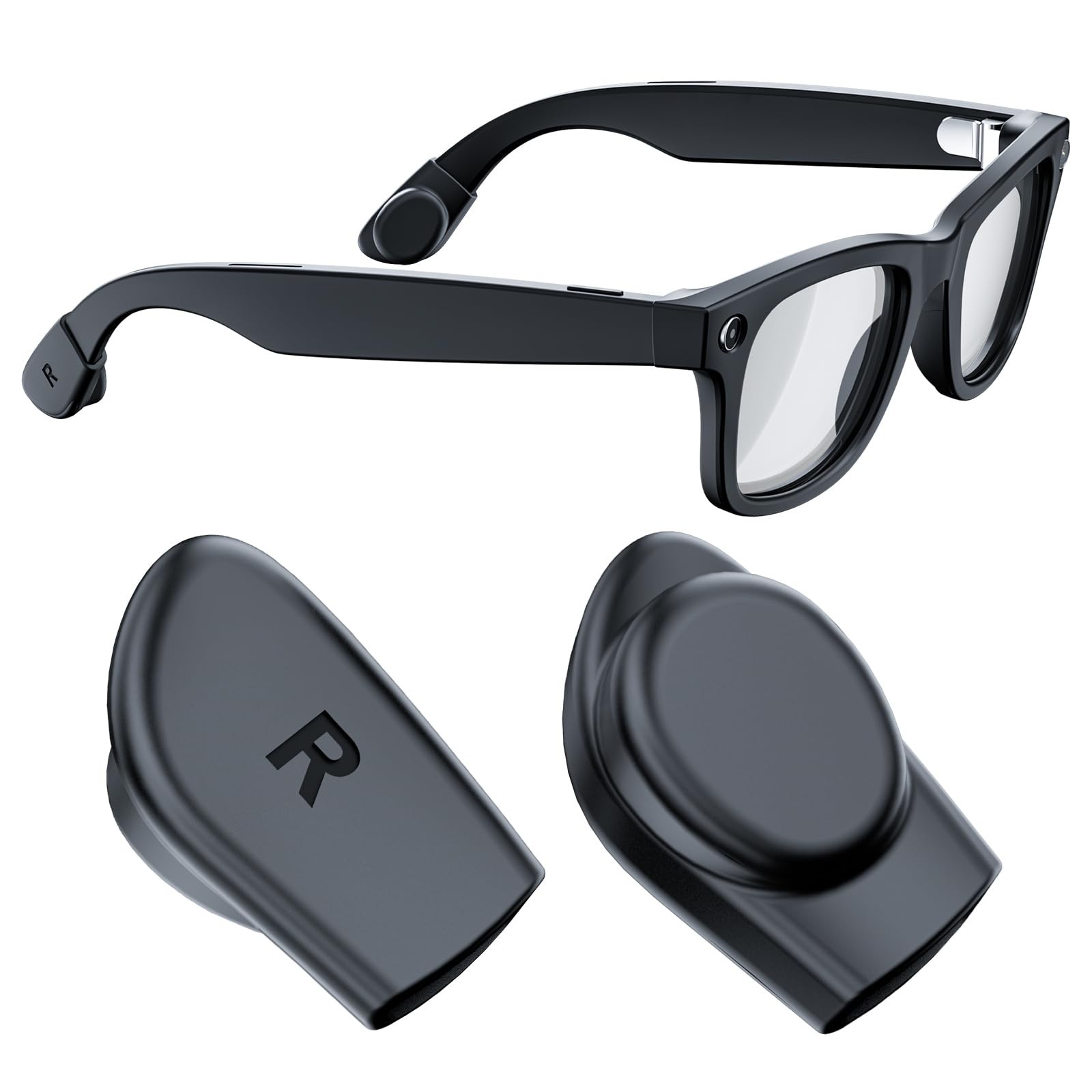 Eyeglass Ear Grip for Ray Ban Meta Gen 2/1, Anti-Slip Silicone Ear Cushion Co…
