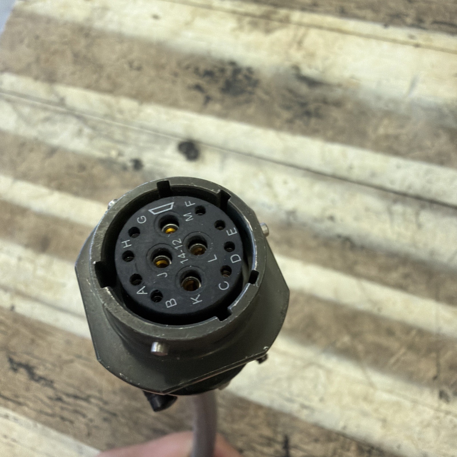 Lincoln Electric K2910-2 12F To 7M Connector Cable Adapter. S18081-15 NOS