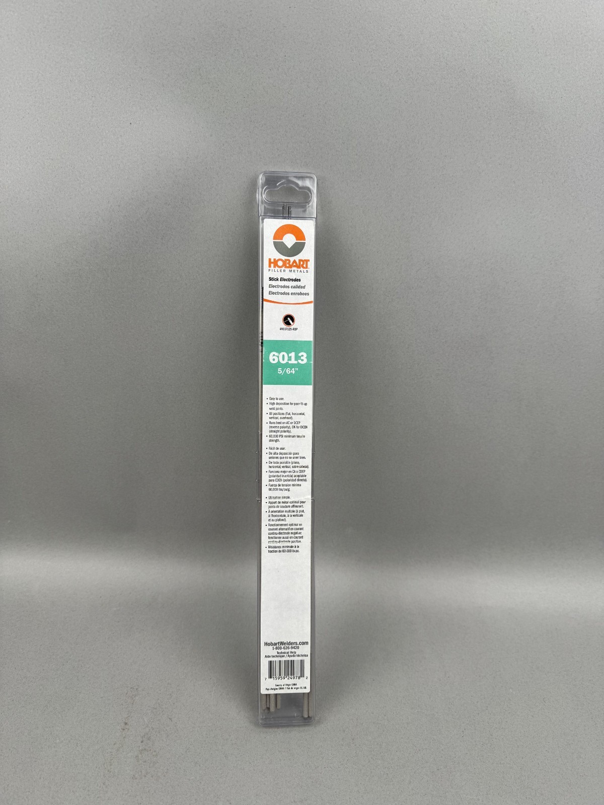 Hobart H117125-RDP 6013 Stick Electrodes 5/64″ Welding Rods 1lb 23 Count