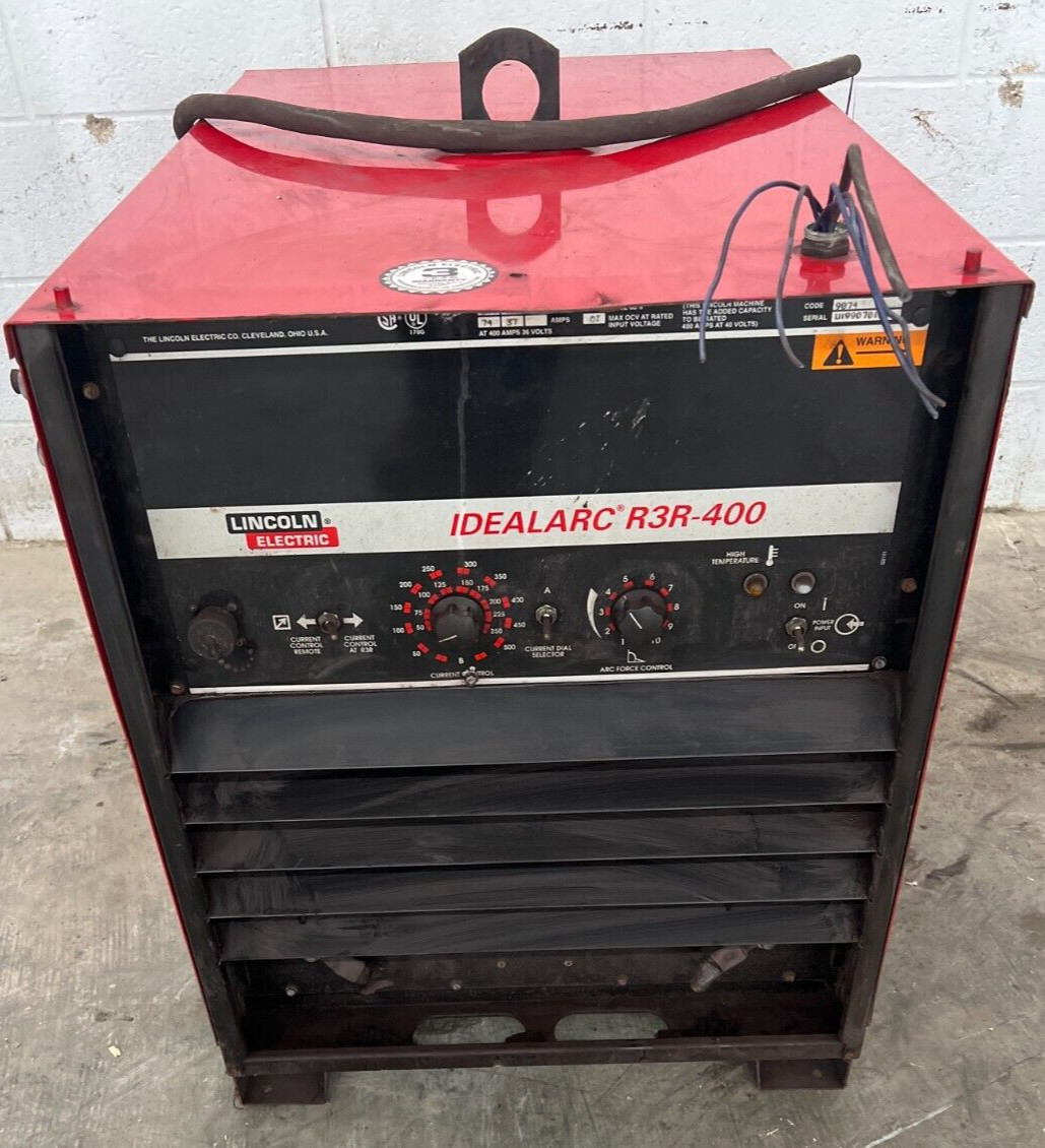 LINCOLN ELECTRIC IDEALARC WELDER R3R-400 3-PHASE 400 AMPS 230/460 VOLTS