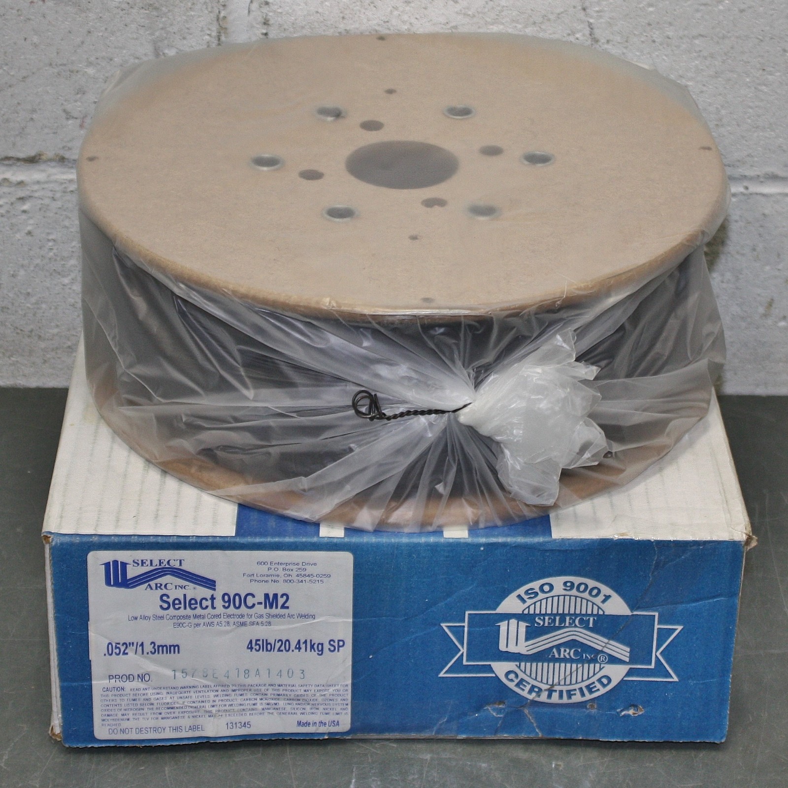 (45 lbs) Select Arc Metalloy 90 Welding Wire 90C-M2, E90C-G, Low Alloy, E90C-K3