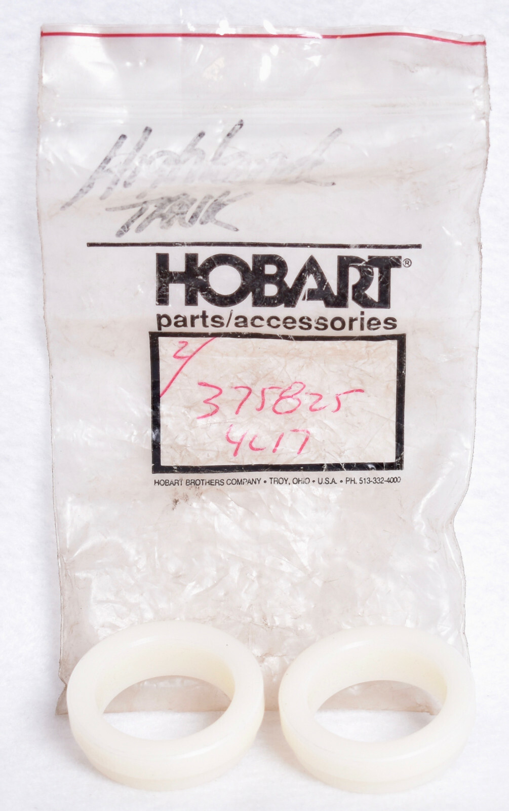 2 Count Hobart Welder Gelenk Nylon Rings 375825