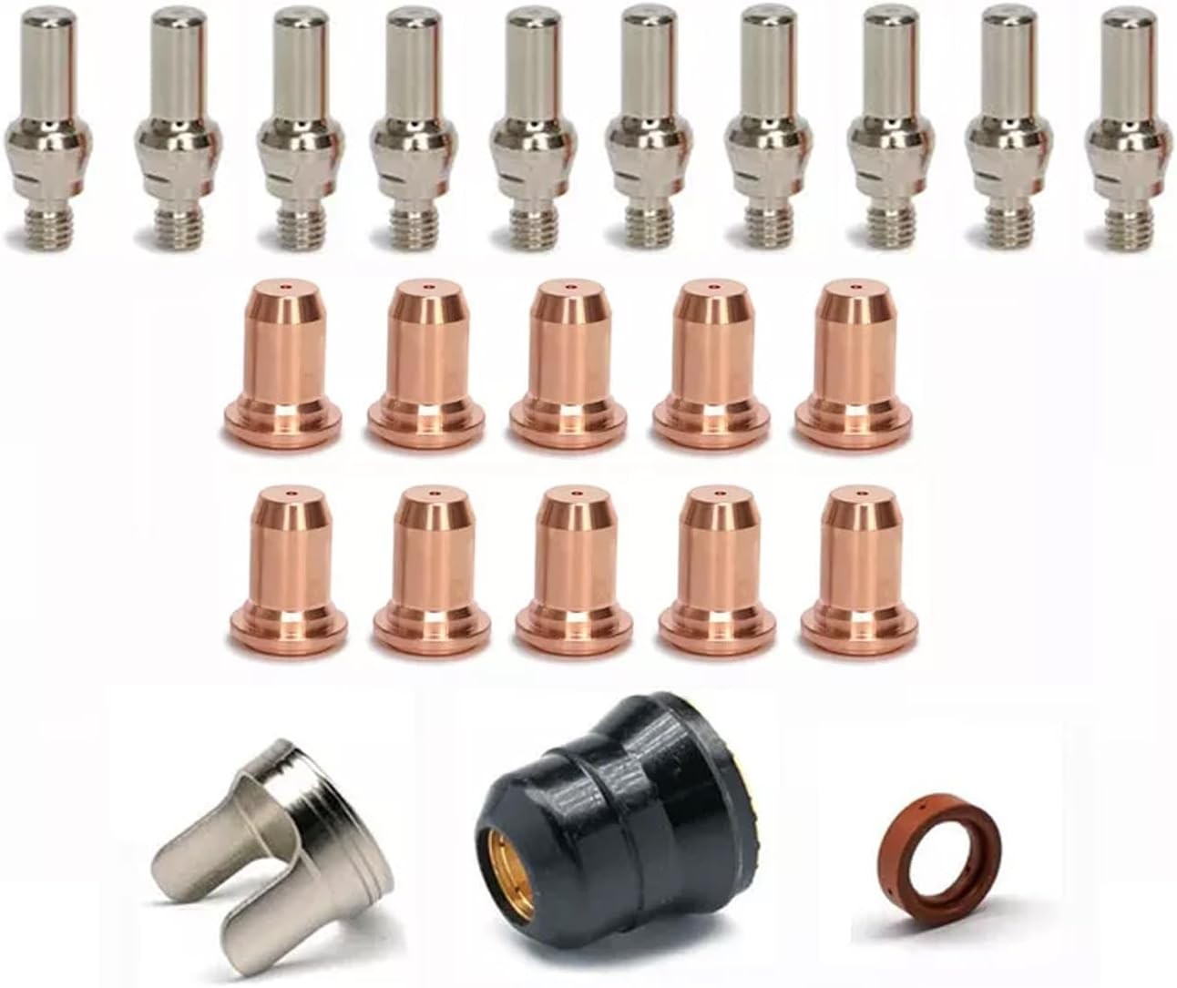 23pc Nozzle Tip Electrode Fit Everlast PowerPlasma 50s 52i 62i Plasma Cutter
