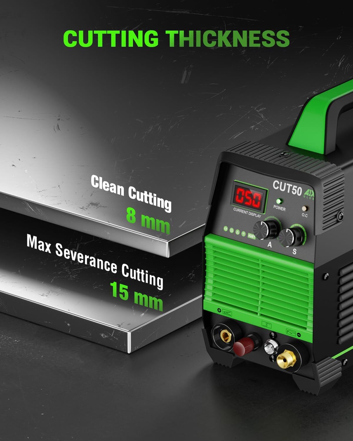 NEW! Plasma Cutting Machine HF CUT50 Non-Touch Pilot Arc Plasma Cutter 8-15CM US