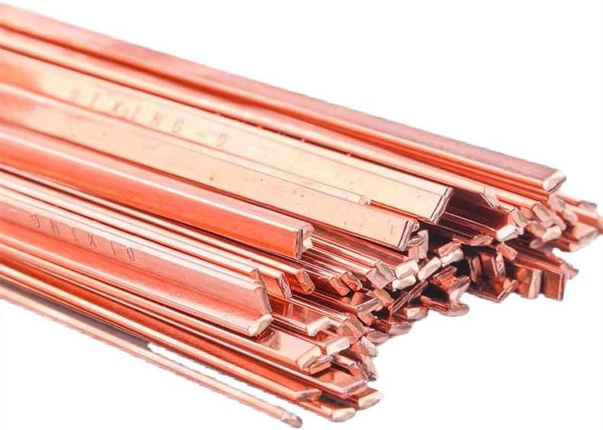 Phosphor Copper Welding Rod, Flat Gas Welding Rod for Copper Pipes, Refrigerator