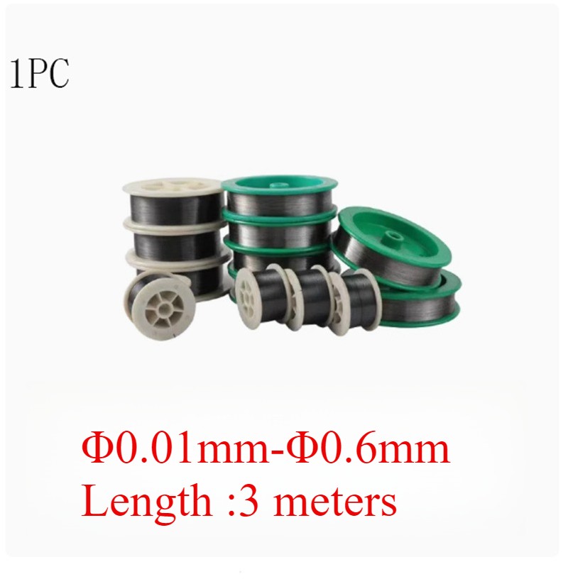 1PC Tungsten / wolfram wire 99.95% Pure 0.01 – 1.0mm Diameter Option