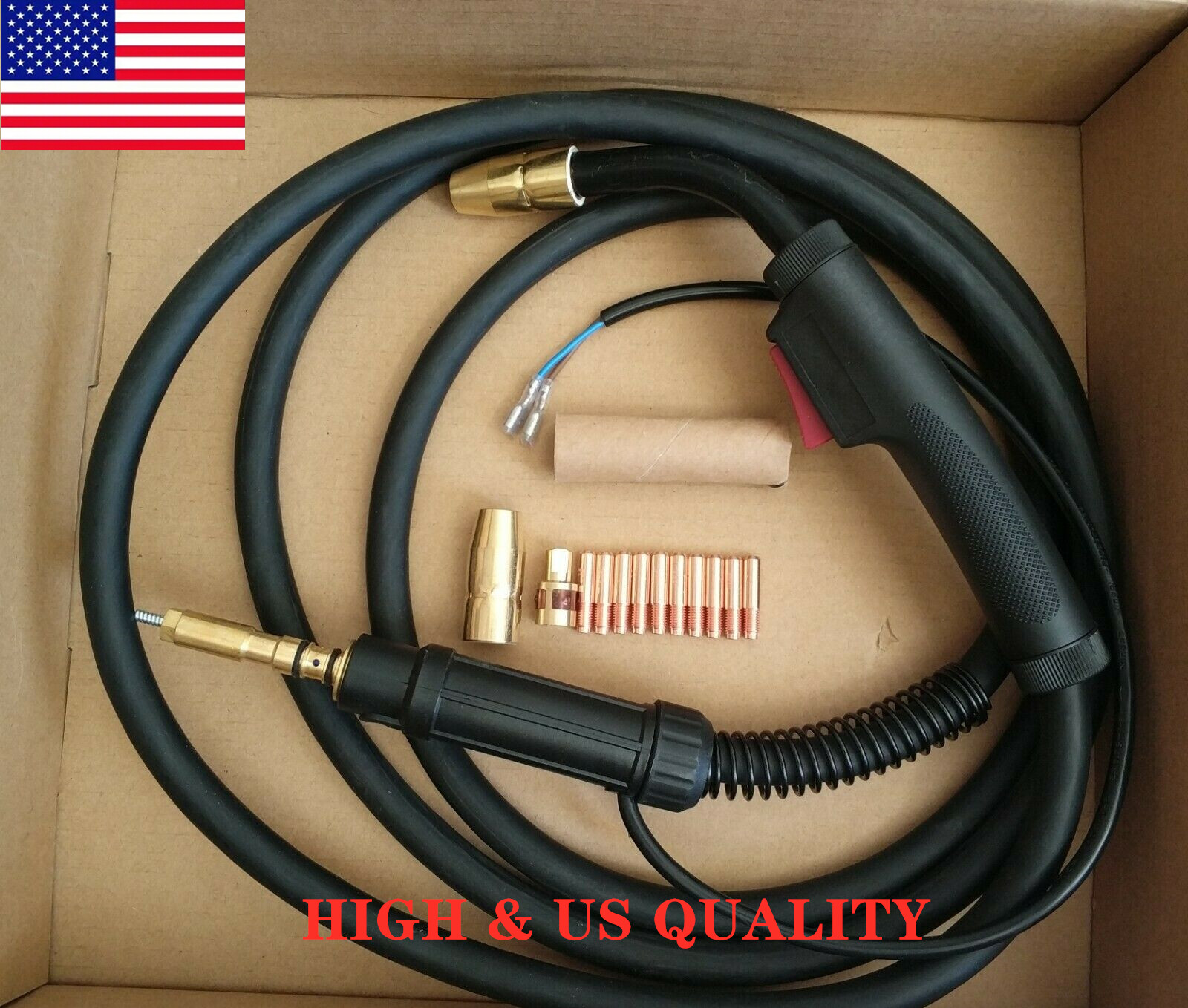 MIG WELDING GUN 15′ 150A replacement for HOBART Handler 135/140/175/180/187