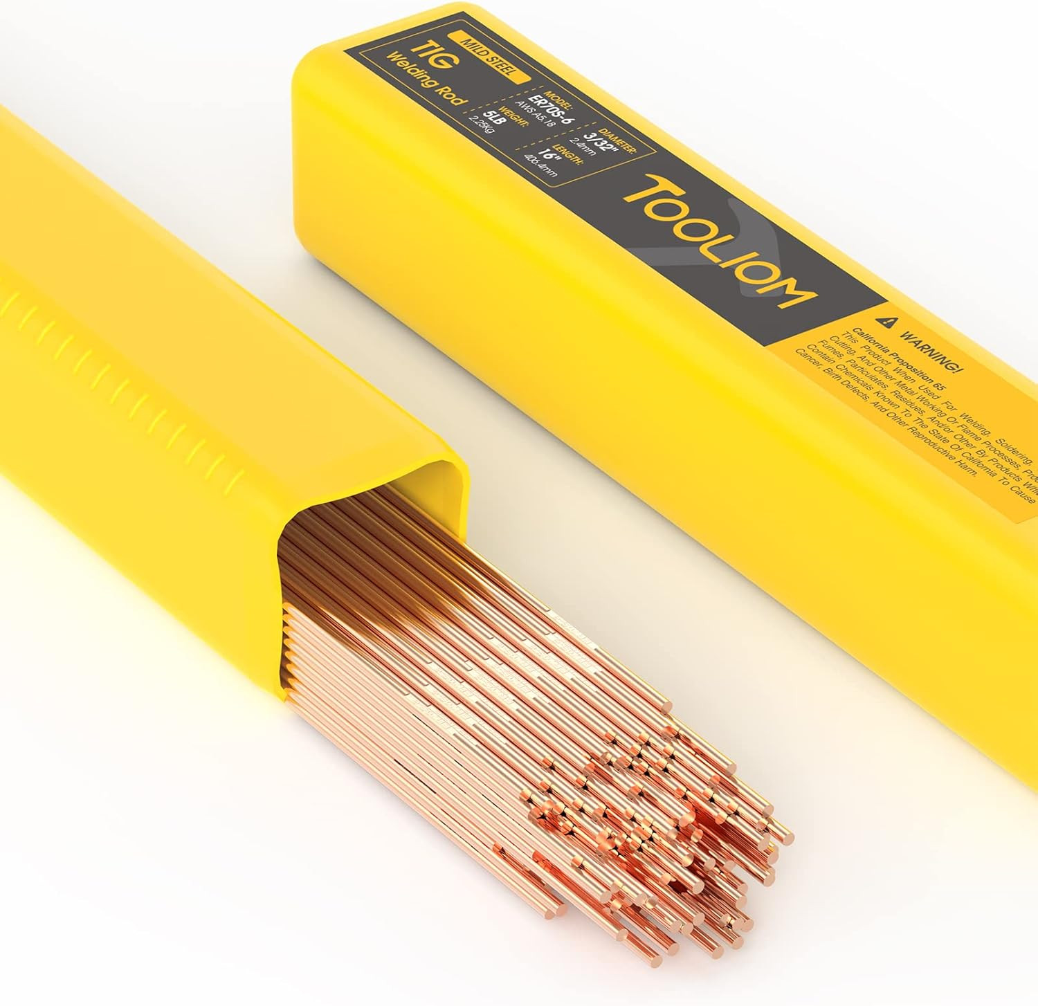 Mild Steel TIG Welding Rod ER70S-6 TIG Filler Rod 3/32″ X 16″ 5LB Welding Wire