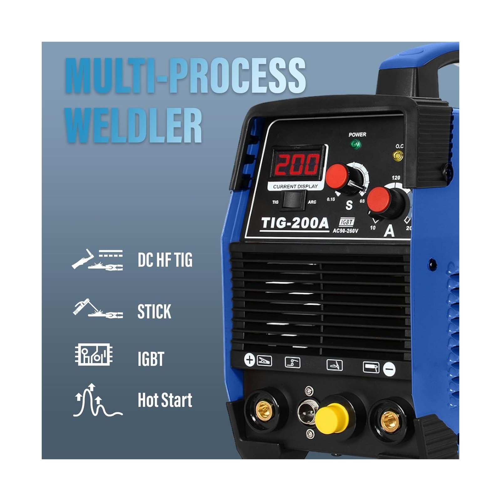 TIG & ARC Welder, Gas TIG with Argon Stick Welding, Dual Function DC Inverter…