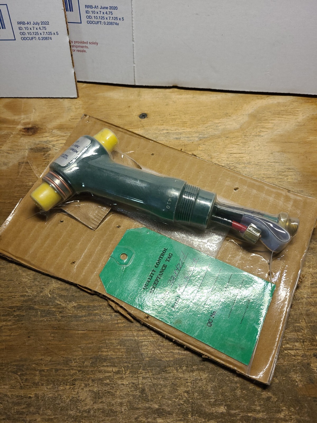UNION CARBIDE..PT-101 PLASMA ARC CUTTING TORCH HEAD..NEW? REFURB?