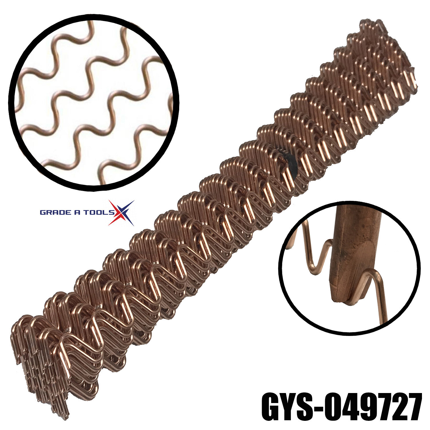 GYS Wiggle – Wavy Wire, 1.35 Pounds of Thick 1/16″ X 12″ long. Free Electrode.