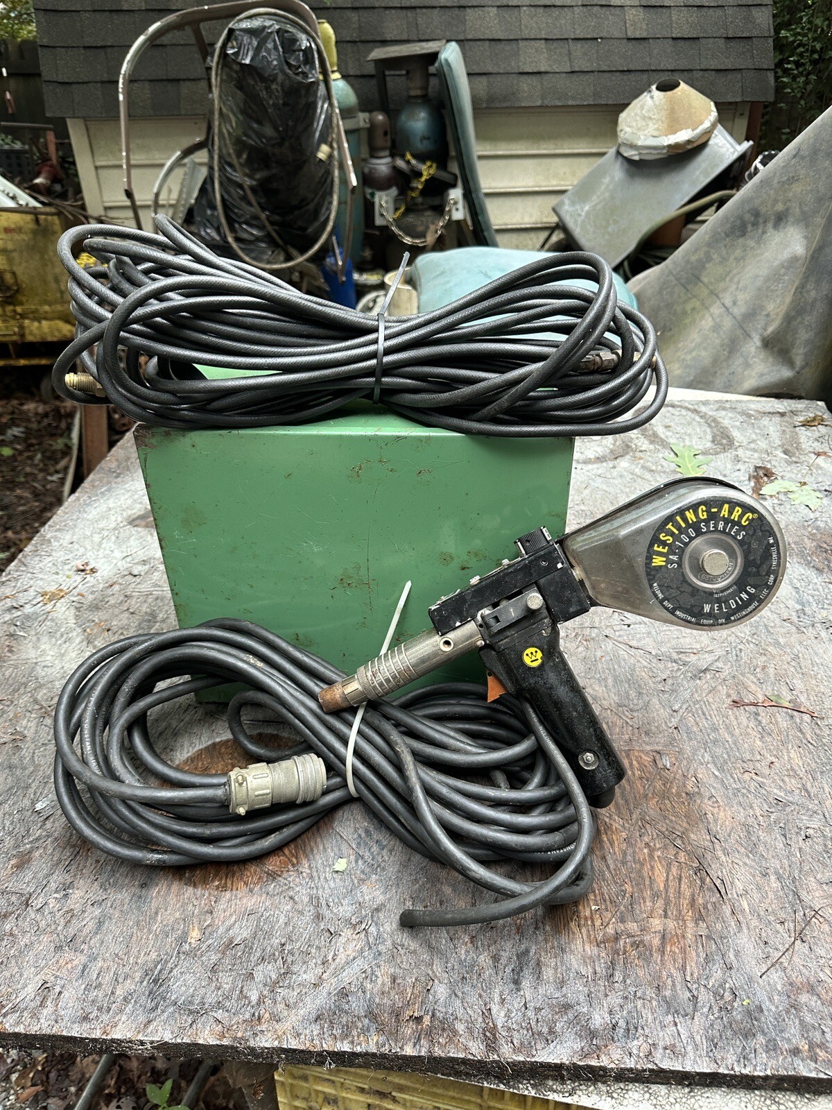 Westinghouse 115v Welding Aluminum Spool Gun & Control Box Untested AS IS