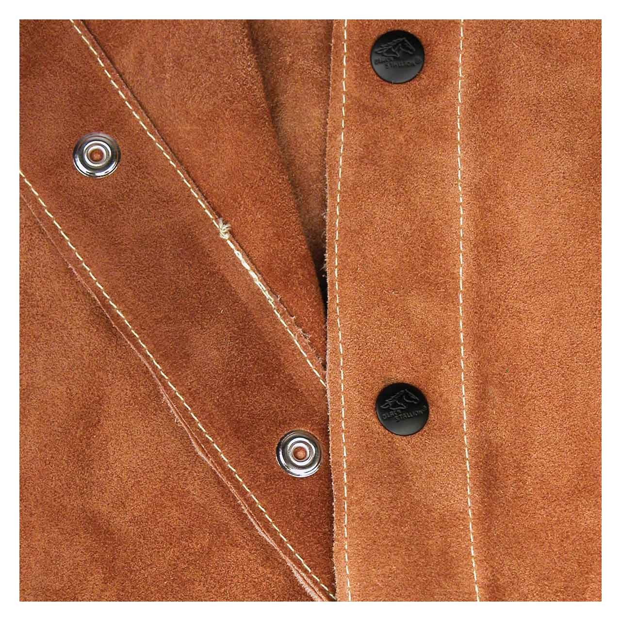 Black Stallion 36WC 36″ Quality Side Split Cowhide Welding Jacket Large
