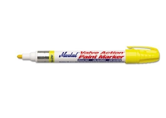Markal – Valve Action Paint Marker #96881 YELLOW