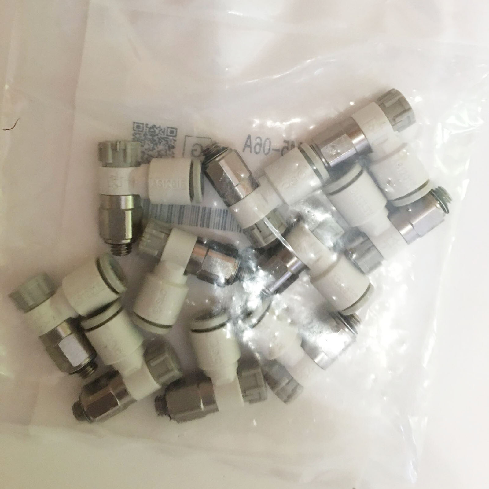 1PC SMC AS1201F-M5-04A Pneumatisches Rückschlagventil Winkel-Verbindung