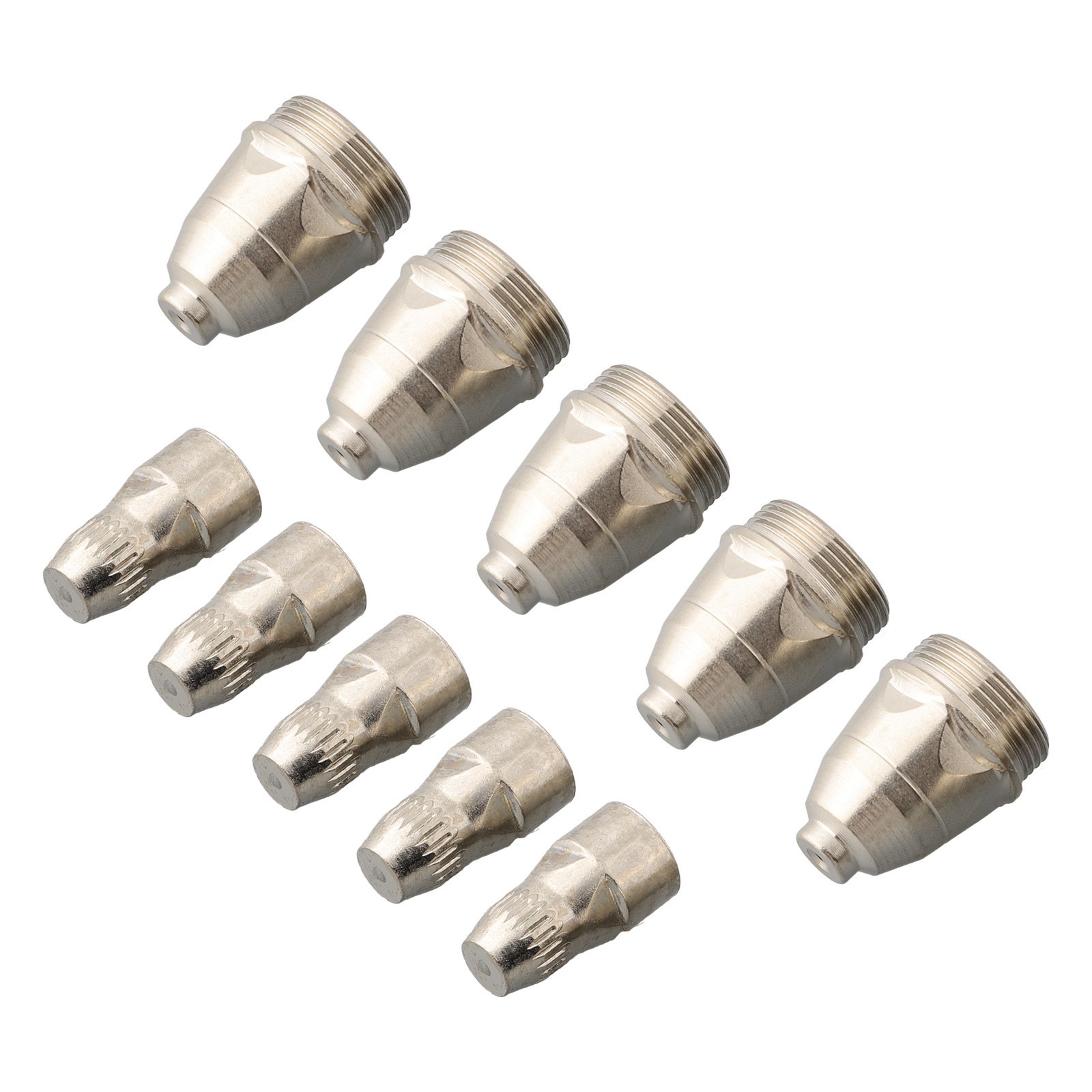10pcs P-80 Plasma Cutter Consumable Torch Kit 1.1mm-1.7mm Nozzle Tip Electrode