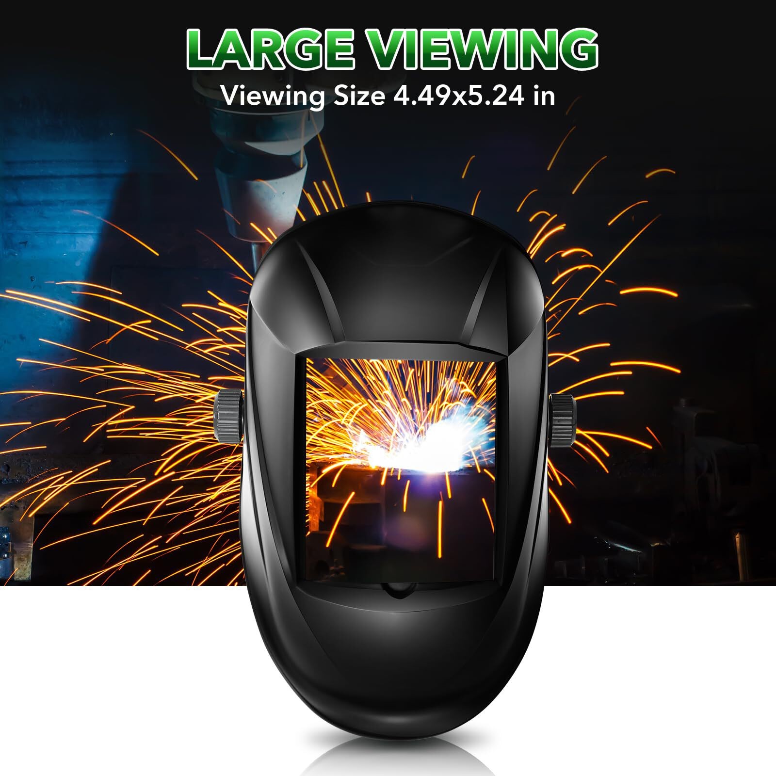 TRQWH Laser Welding Helmet, OD8+ Protection for Cutting, Cleaning & Marking