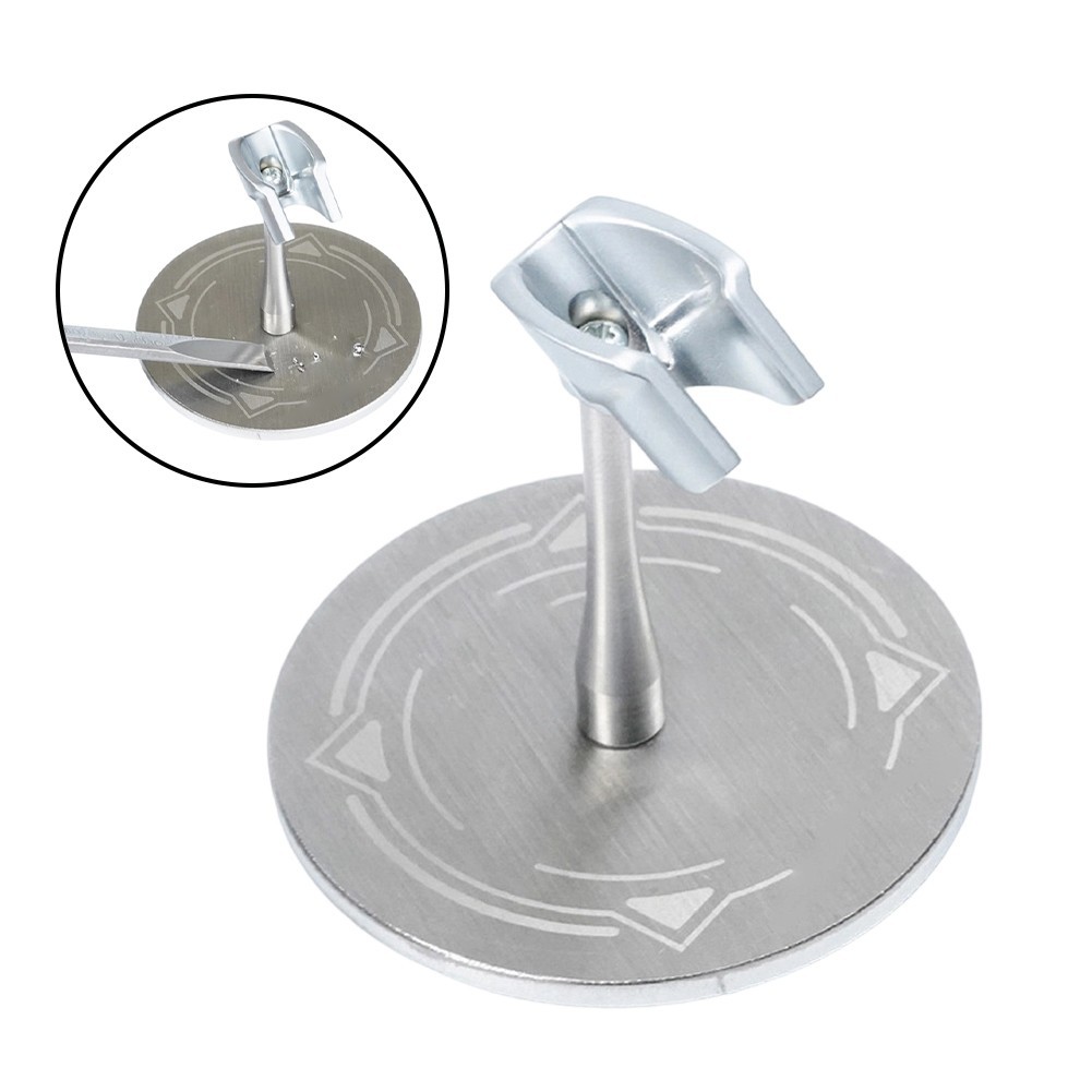 Soldering Iron Stand Portable Holder For Travel Repair Anti-slip Rubber Pads