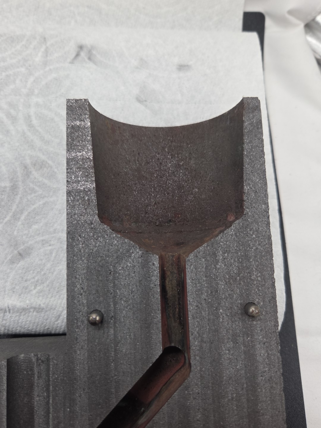 Erico Cadweld GYR162V Graphite Mold For Welding Cable 5/8 14.3 CUCLRD 250 KCM