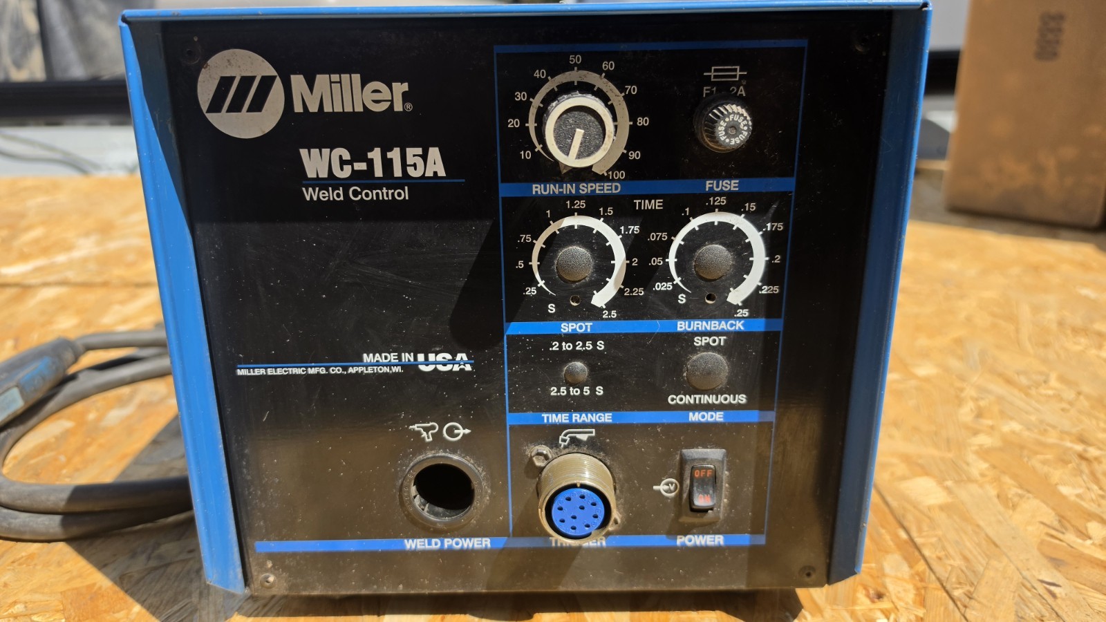 Used Miller WC-115A Welding Control