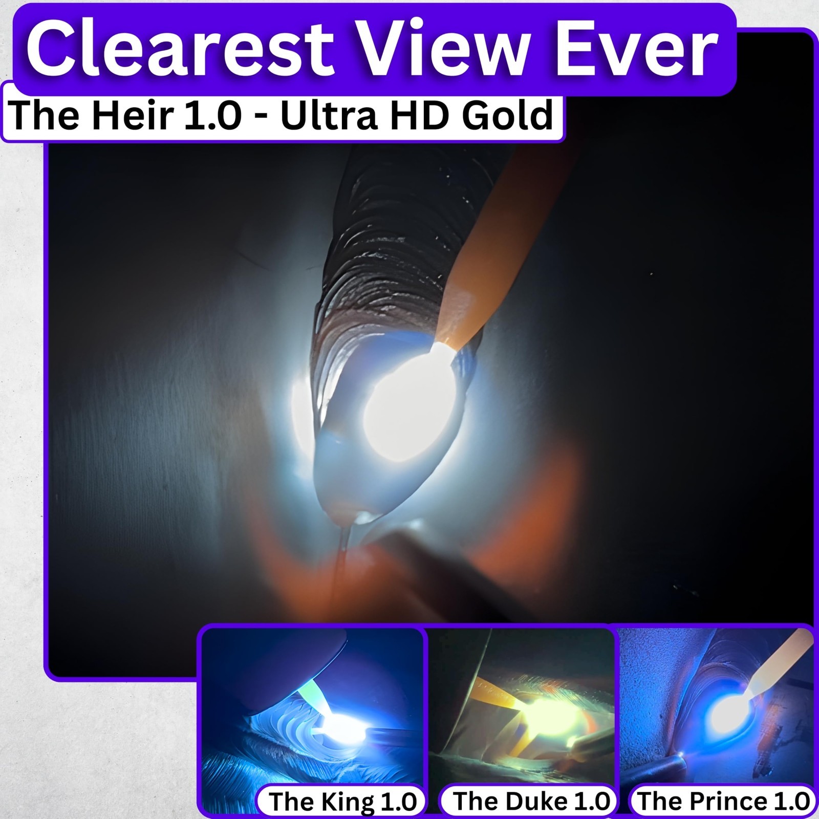 Adjustable Blue Auto Darkening Welding Lens 2″x4.25″ | Shades 5-13 | TrueColor V