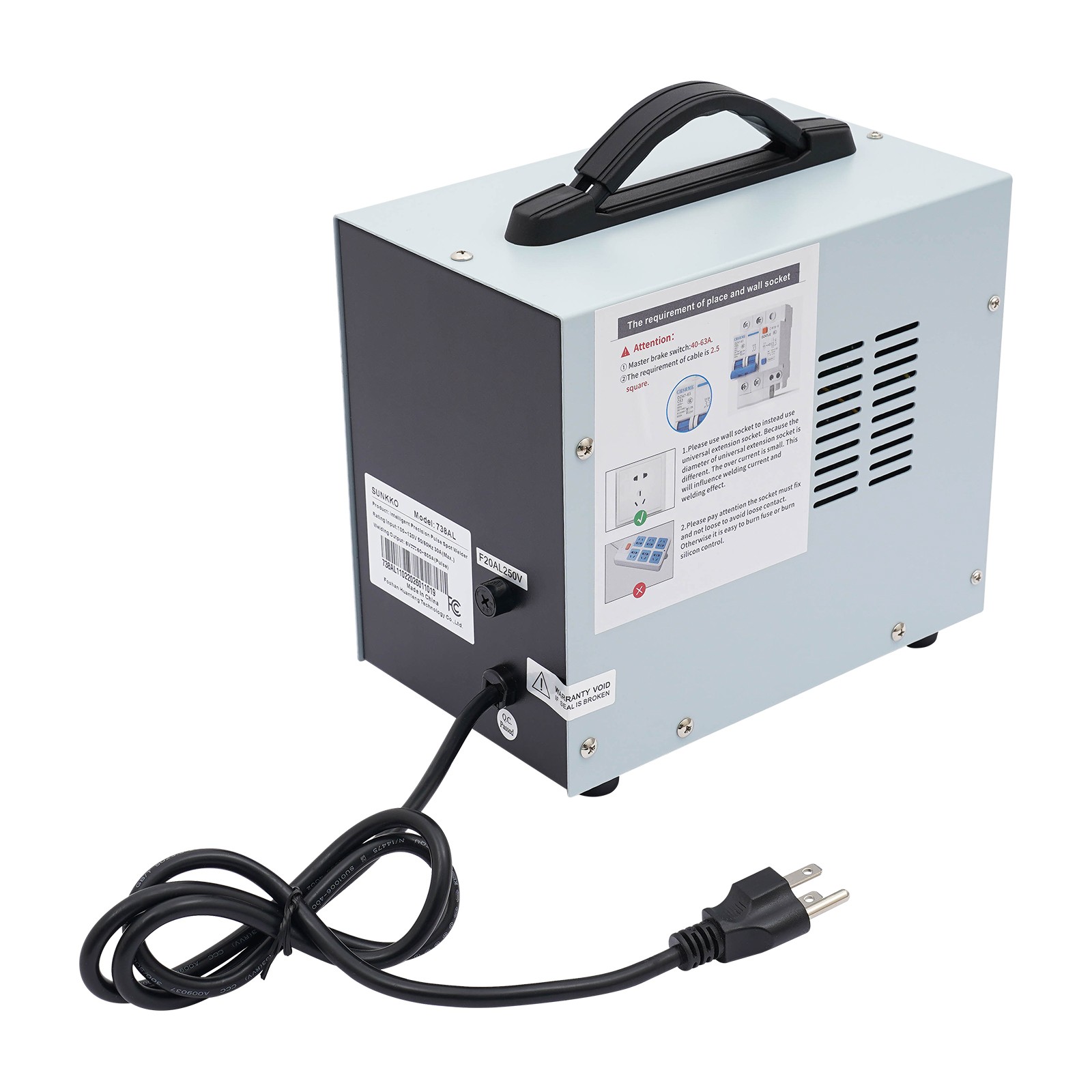 SUNKKO 738AL Battery Pulse Spot Welder for Soldering & Welding Machine 3.6KW NEW