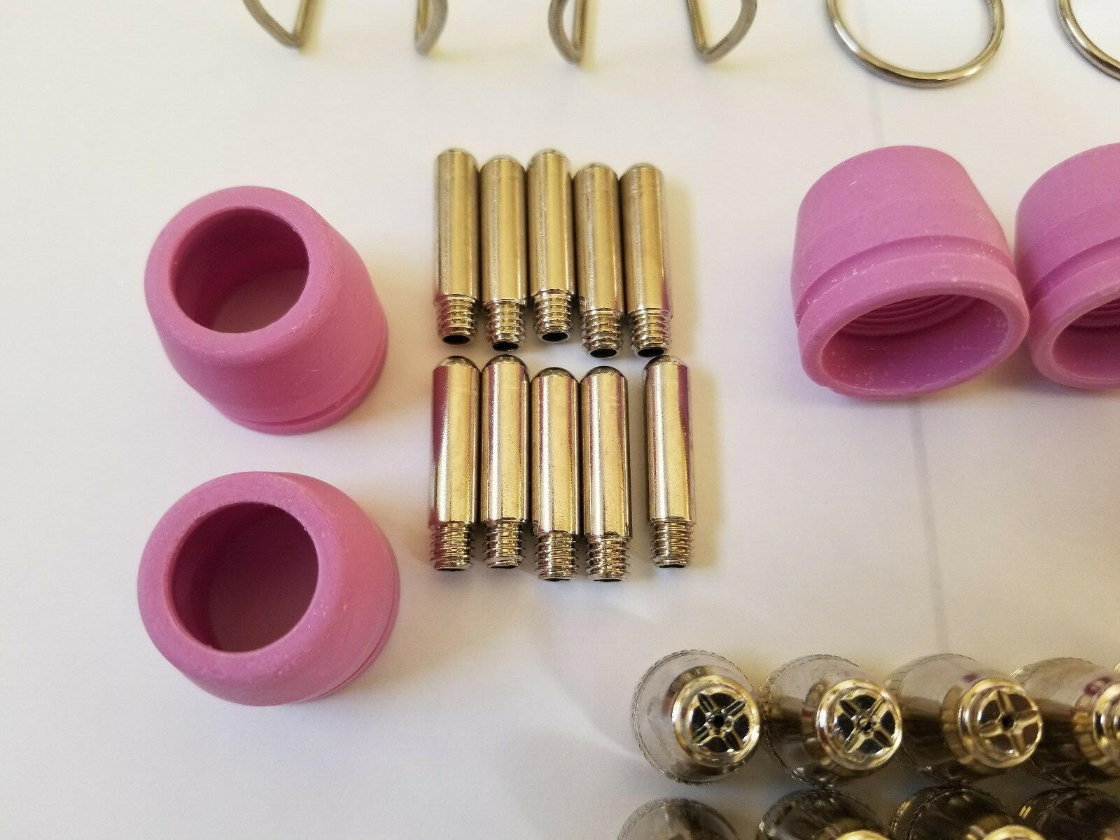 ARCCAPTAIN 55A 30pcs Consumables CUT 55 Plasma Cutter Consumables & Spacer Guide
