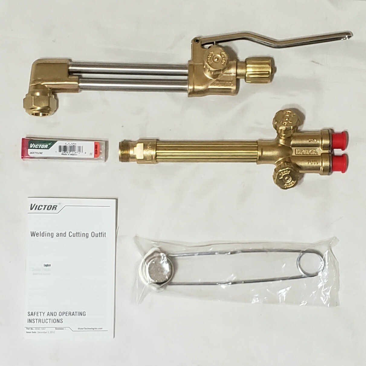 Victor Cutting Welding Torch Set CA2460+ Attachment 315FC+ Handle Tip Journeyman