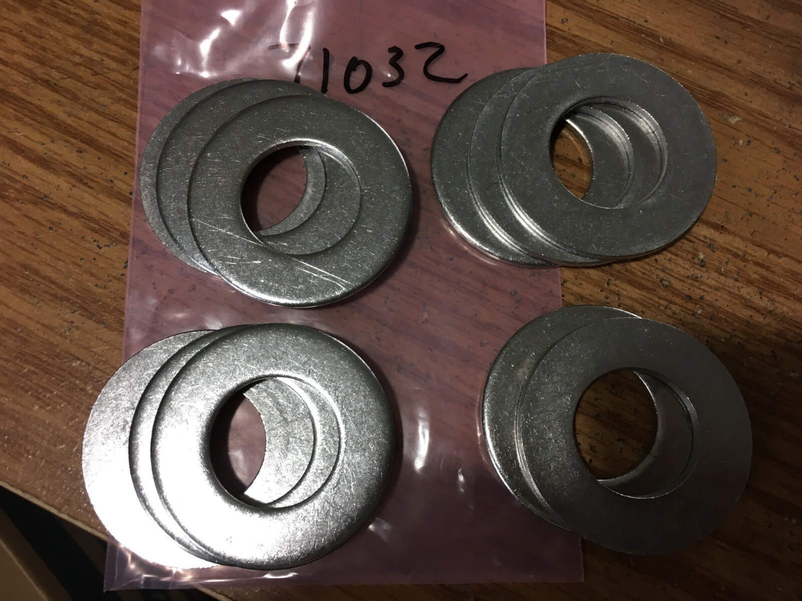 (11) 1-1/8″ 18-8 Stainless Steel Small OD Flat Washer