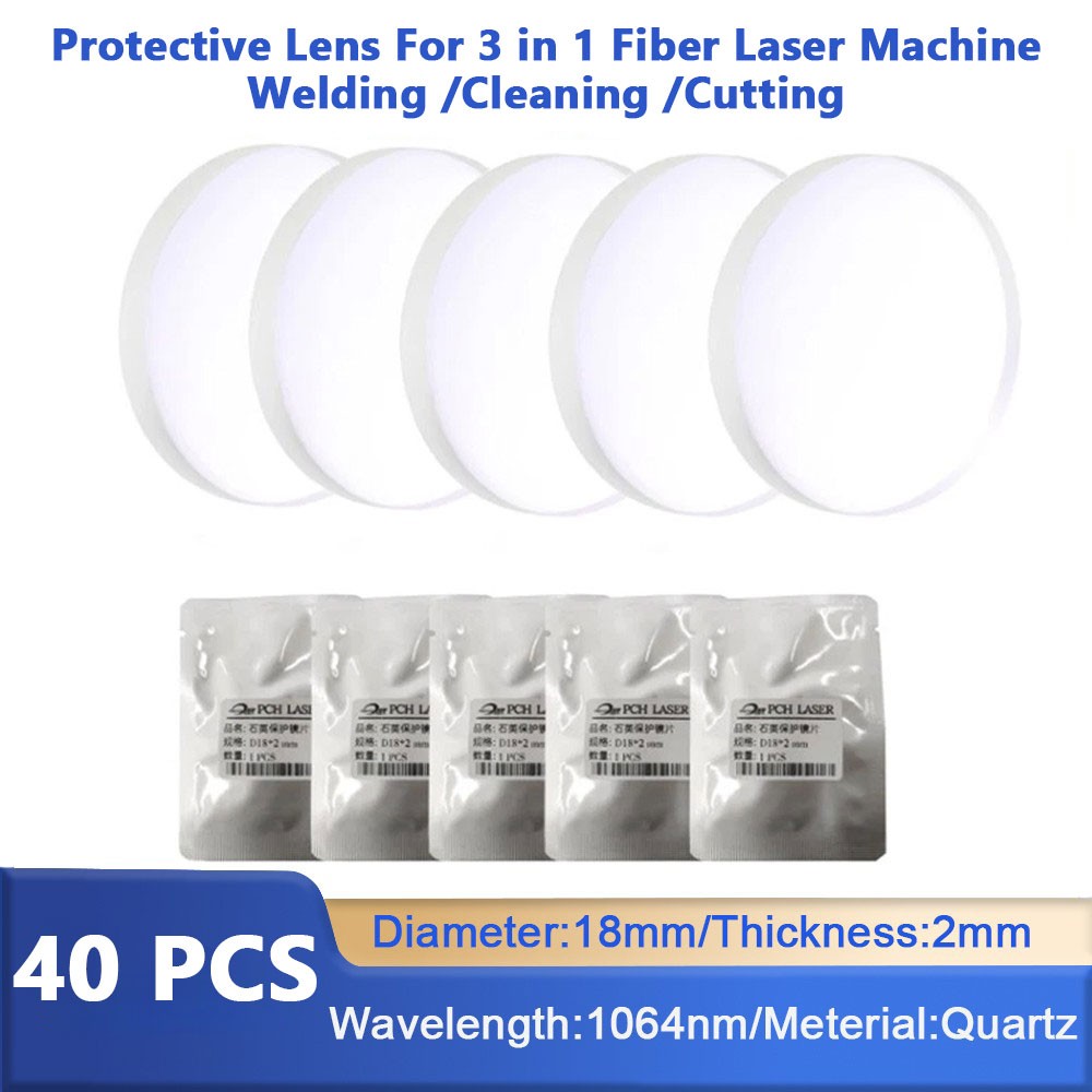 40PCS Laser D18T2 Protective Lens Kit for SUP21T SUP23T SUP33T Laser Guns US