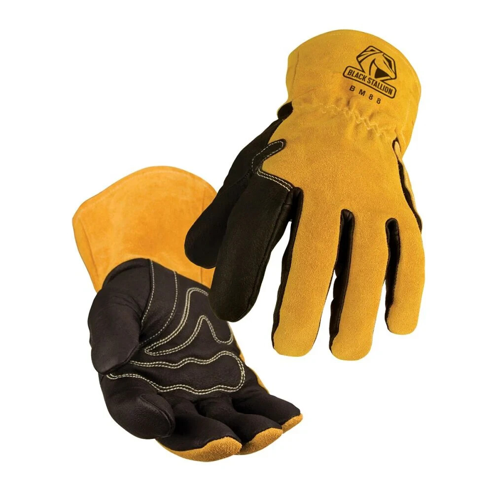 Revco Black Stallion BM88 Premium Grain Pigskin MIG Welding Gloves